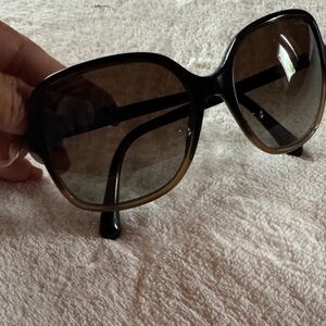 CHANEL Black and Brown Women's Sunglasses